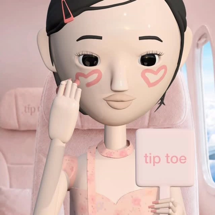 #광고 팁토우와 함께한 기내 #grwm ✈️🩰
이번 메이크업은 @tiptoe_makeup 와 함께했어요!

한국을 넘어 일본 🍙, 태국 🌴, 대만🏮
그리고 전세계로 뻗어가는 팁토우🌏⭐

사용한 제품은 아래에서 확인해 주세요!
၄၃ 블러리 퓨레 블러셔🍧
၄၃ 글로윗 소르베 틴트💄
၄၃ 블러렛 소르베 틴트💋
၄၃ 위시 글레이즈 틴트✨
၄၃ 솜사탕 하트 퍼프💗